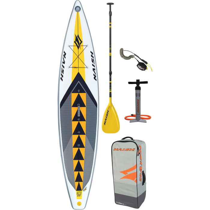 2019 Naish One 12'6 "x 30" Stand Up Paddle Board Package Inc Remo, Bolsa, Bomba E Trela