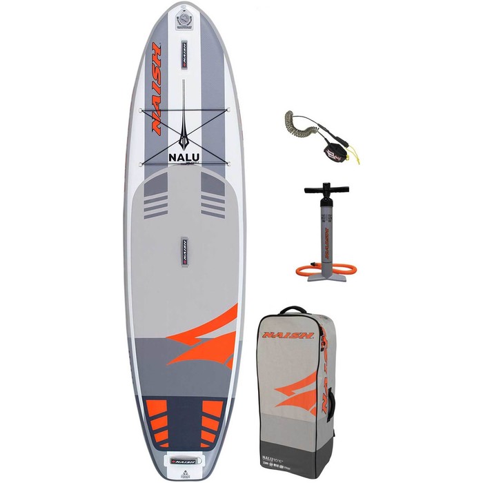 2020 Naish Nalu 10'6 "x 32" Pacote De Stand Up Paddle Board , Incluindo Bolsa, Bomba E Guia