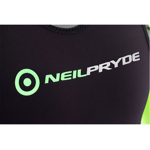 Neil Pryde Elite Firewire 1mm Long Sleeve Top & Long John Wetsuit Combi Black / Silver