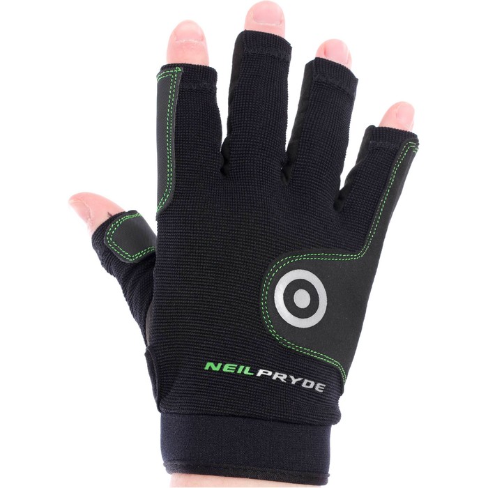 Neil Pryde Raceline Half Finger Sailing Glove WUKSARGH - Black