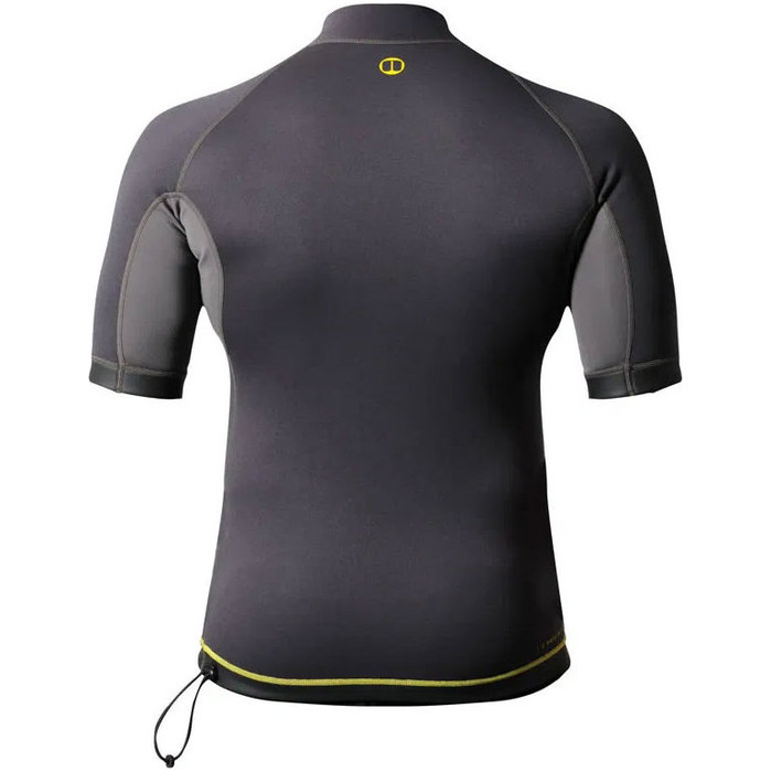 Blk/Gry-Nookie Ti Vest Short Sleeve-1mm Neoprene Top-Kayak/Surf/SUP/Wetsuit 