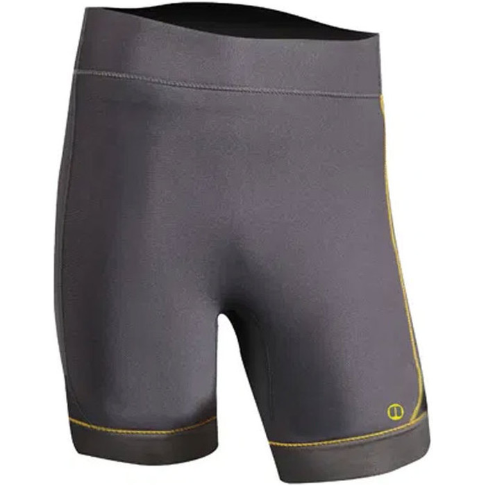 2020 Nookie Short Stride 3mm GBS Neoprene Shorts NE60 - Grey / Yellow