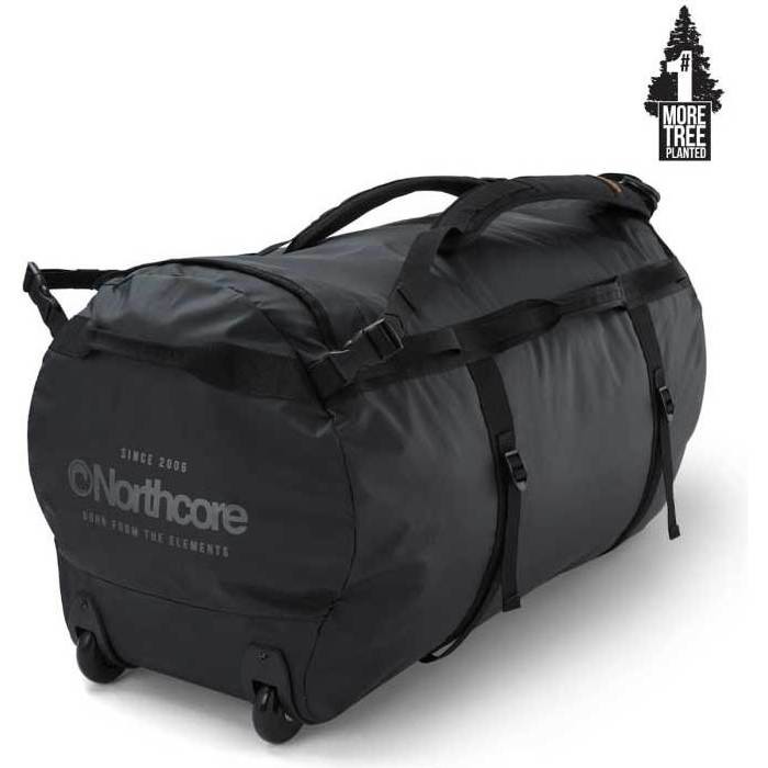 2024 Northcore Wheeled Duffel Bag 110L NOCO123D - Black / Grey