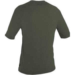 Lycra Vest Camicia Da Sole A Maniche Corte Uv Blueprint Da Uomo 5450sb - Verde Fantasma