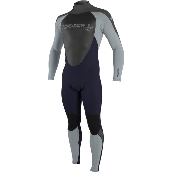 2019 O'neill Epic Masculino 5/4mm Back Zip Wetsuit Abyss / Cool Cinza / Graphite 4217