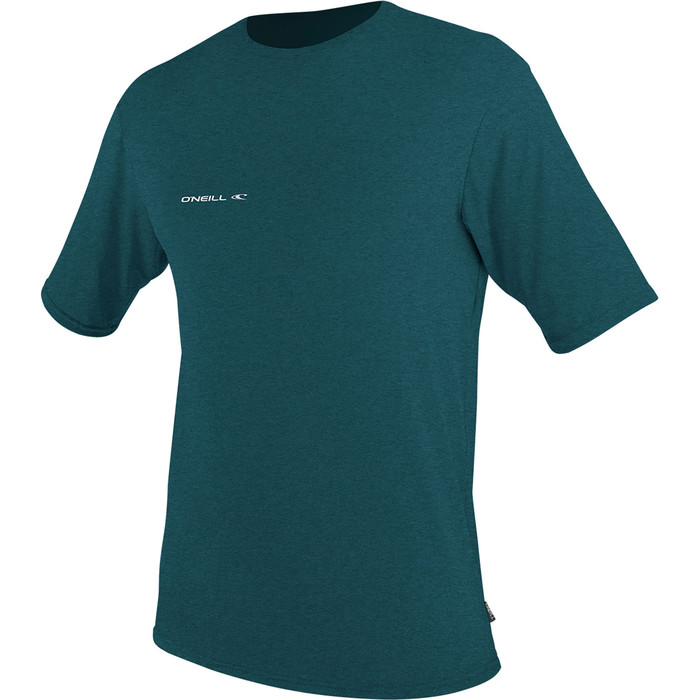 2019 O'neill Camiseta De Surf De Manga Corta Hybrid Para Hombre Verde Azulado 4878