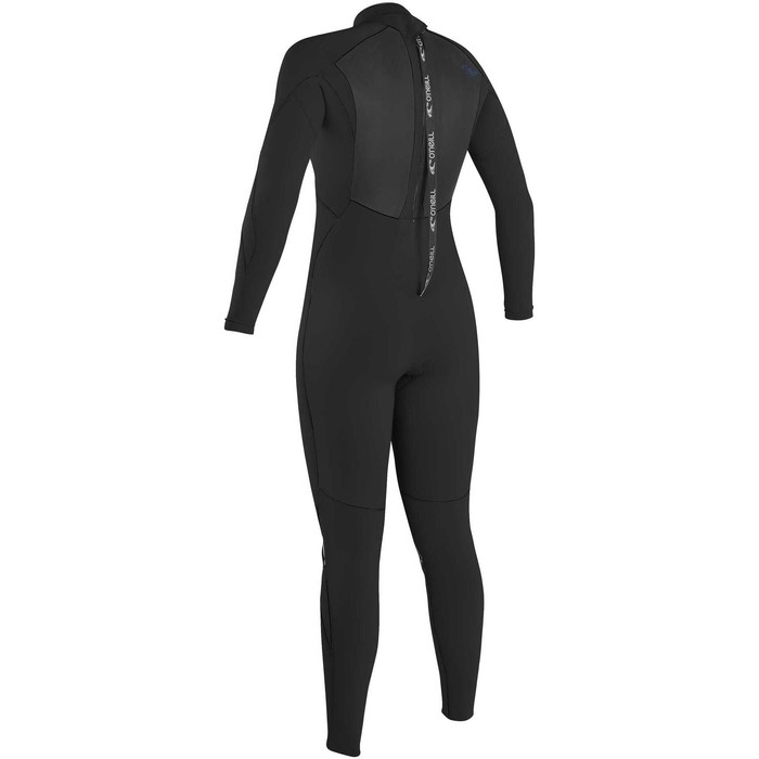 2024 O'Neill Dames Epic 3/2mm Rug Ritssluiting Gbs Wetsuit 4213B - Black