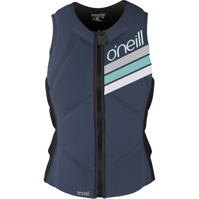 2019 O'Neill Womens Slasher Comp Impact Vest Mist / Graphite 4938EU