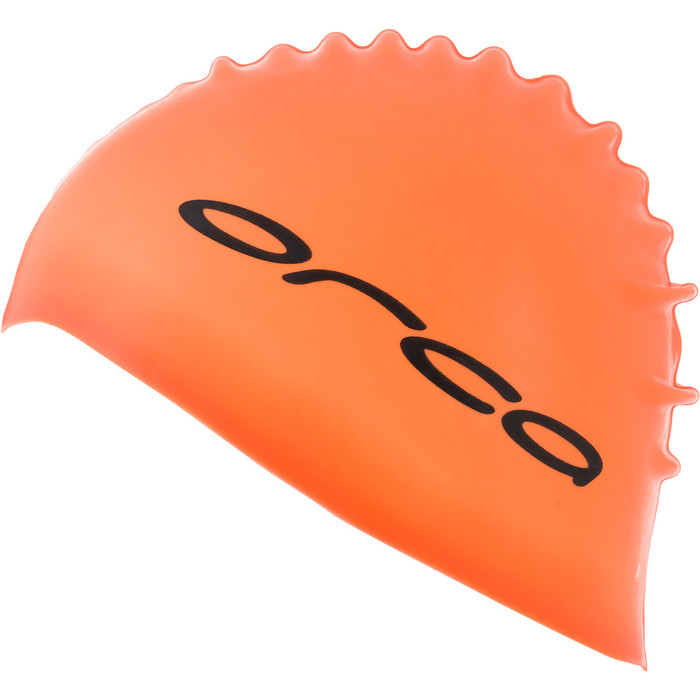 2024 Orca Silicone Swim Cap DVA00050 - Orange