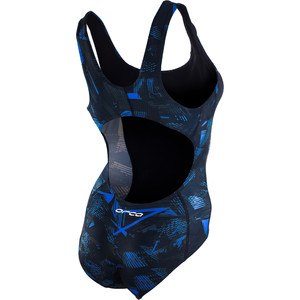 2021 Orca Une Pice De Femme Nage Costume De Ks515105 - Imprim Bleu