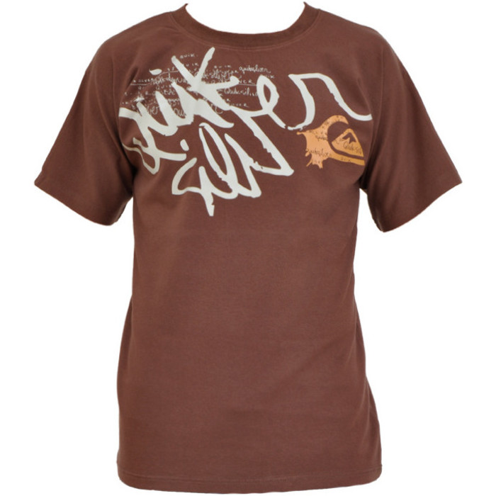 Quiksilver Paulo Technical Surf Tee BROWN T032MS
