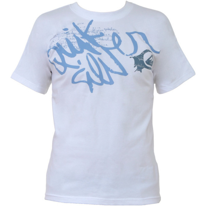Quiksilver Paulo Technical Surf Tee in WHITE T032MS