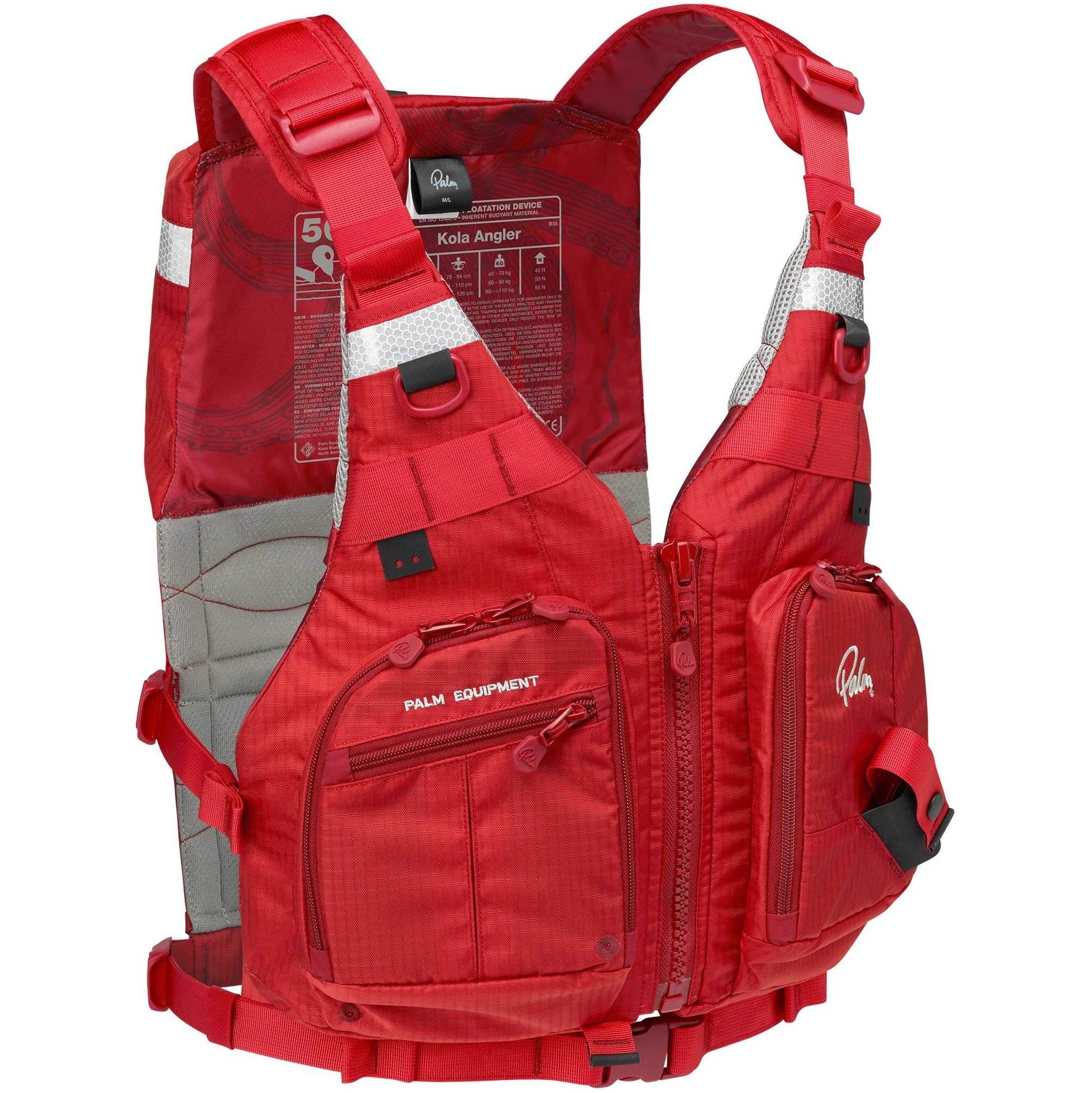 2024 Palm Kola Angler Kayak PFD 12716 - Flame - Canoe & Kayak ...