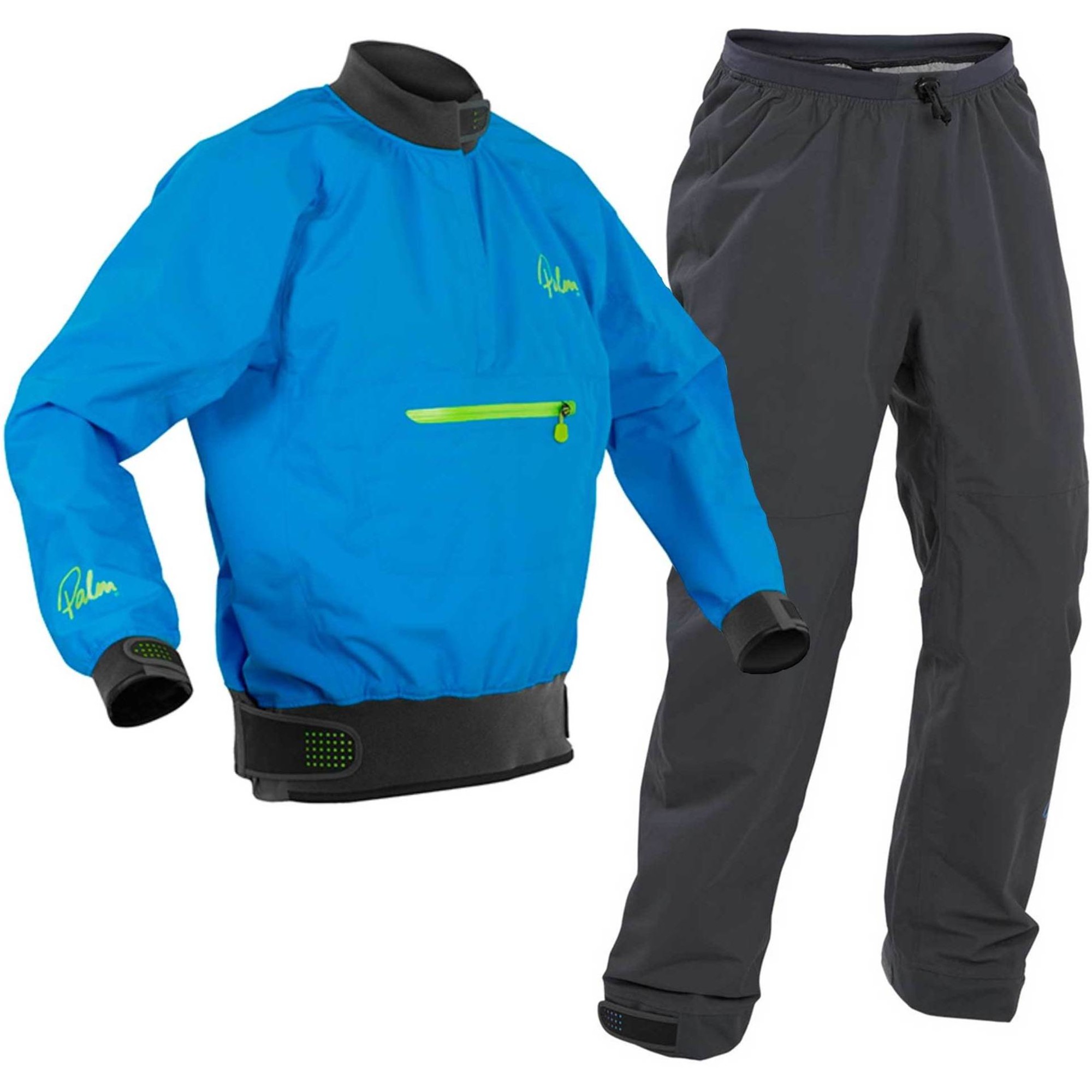 2022 Combinaison Veste Et Pantalon De Kayak Homme Palm Vector Bleu