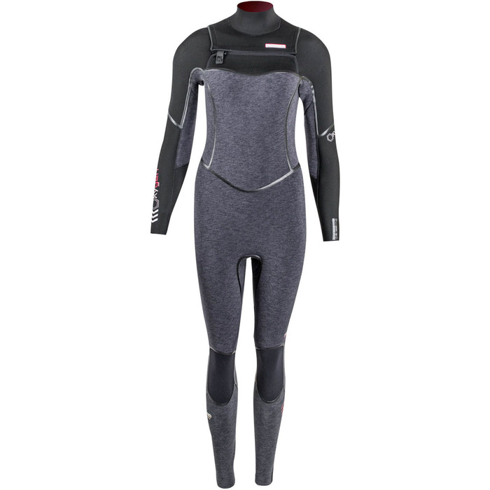 2024 Prolimit Womens Oxygen 6/4mm Thermal Rebound Freezip Wetsuit 25030 - Black / White