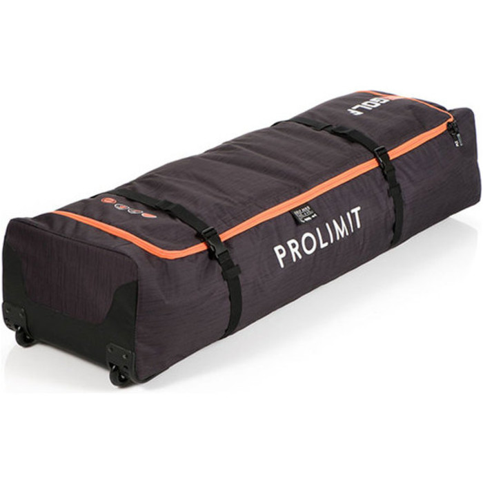 Prolimit Kitesurf Golf Aero Wheeled Board Bag 150 x 45 Black / Orange 83345