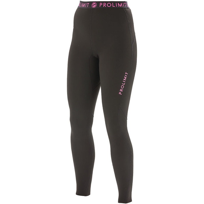 2021 Prolimit Womens 2mm Airmax Neoprene SUP Trousers Black / Pink 84730