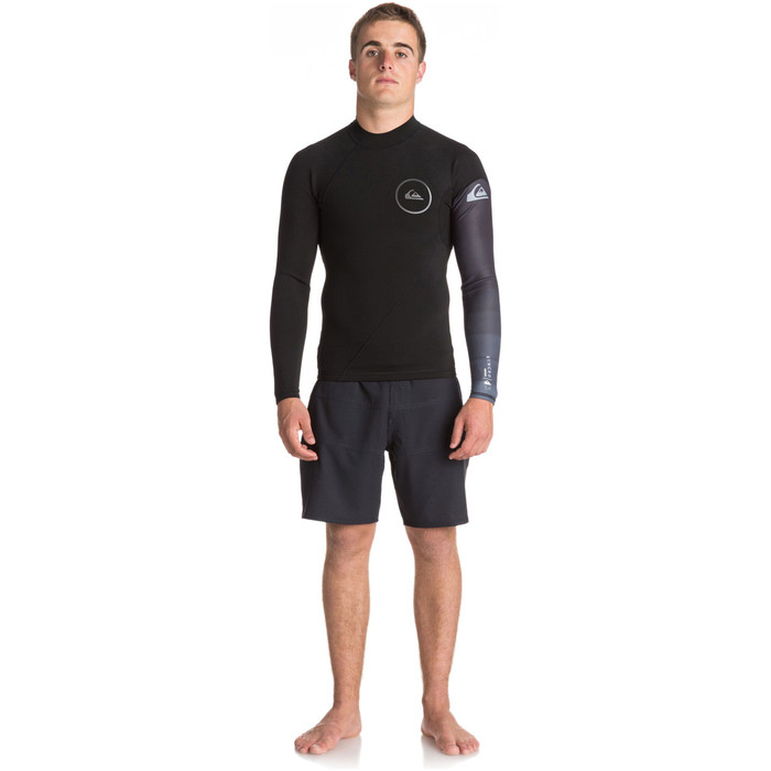 Quiksilver Syncro New Wave 1mm Manches Longues Noprne Top Jet Black Eqyw803007
