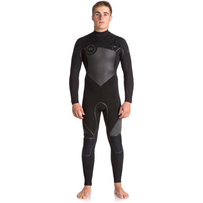 Quiksilver Syncro Plus Syncro 5/4/3mm Chest Zip Gbs Vddragt Jet Black Eqyw103046