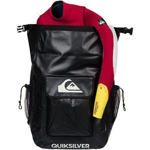 Quiksilver Deluxe Wet Dry Bag / Back Pack Nero EGLQSWBBKP