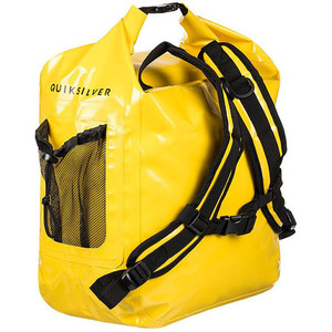 2018 Quiksilver Deluxe Wet Dry Bag / Back Pack Giallo EGLQSWBBKP