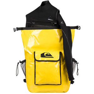 2018 Quiksilver Deluxe Wet Dry Bag / Back Pack Gul EGLQSWBBKP