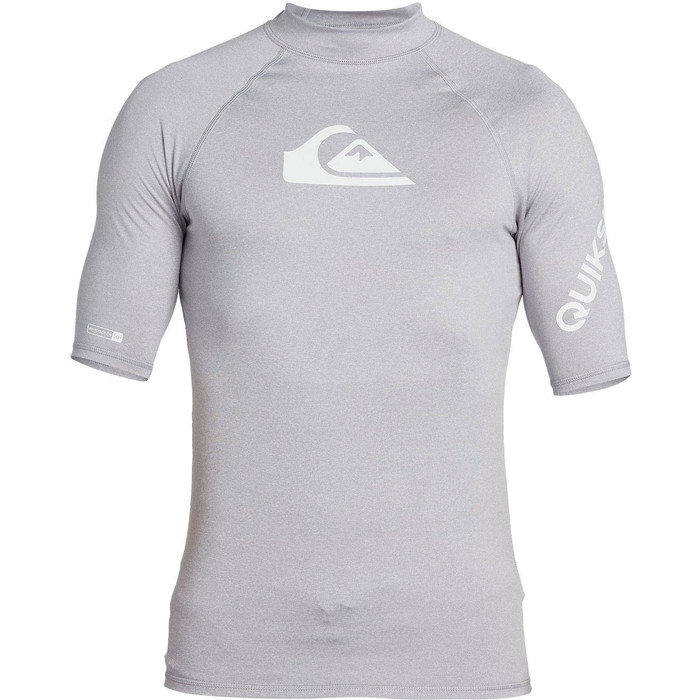 2021 All Time Short Sleeve Rash - Sleet Heather | Watersports Outlet