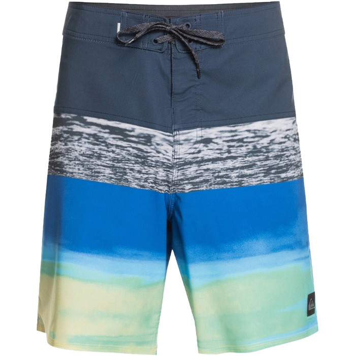 2021 Quiksilver Hombre Surfsilk Panel 18 "shorts De Bao Eqybs04584 - Navy Blazer