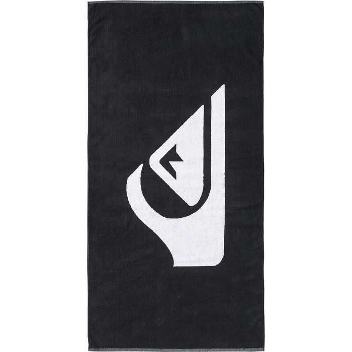 2019 Quiksilver Woven Logo Beach Towel Black EQYAA03108
