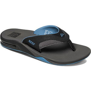 2023 Reef Fanning Bottle Opener Flip Flops Gris / Bleu Clair R2026