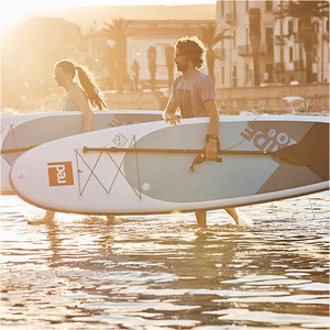 2024 Red Paddle Co Ride 10'6 Gonfiabile Stand Up Paddle Board - Carbonio / Pacchetto Di Nylon