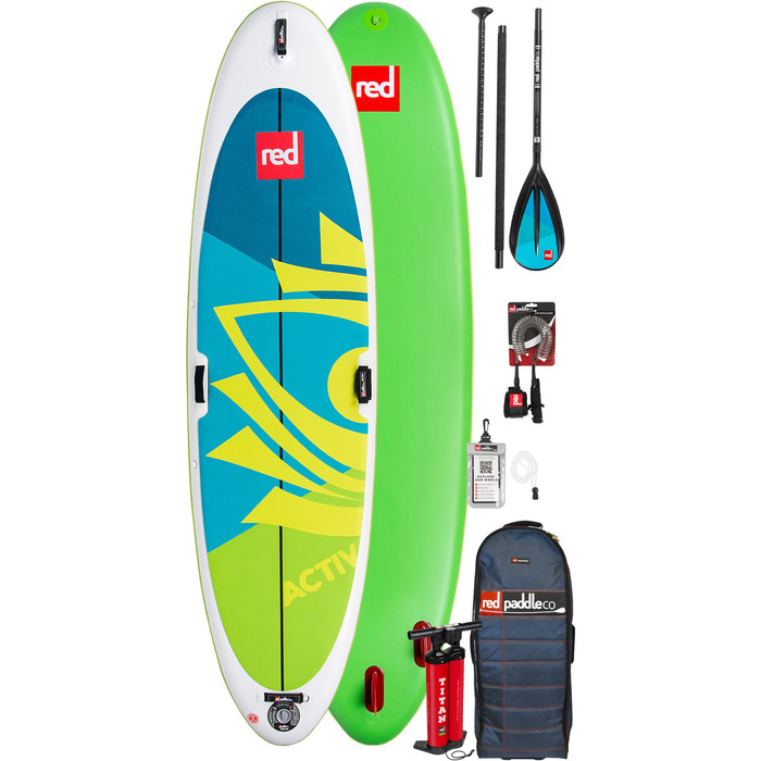 2019 Red Paddle Co Activ Yoga 10'8 Inflatable Stand Up Paddle Board + Bag, Pump, Paddle & Leash