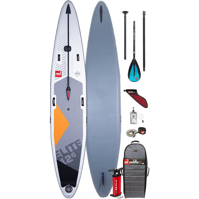 2020 Red Paddle Co Elite Msl 12'6" X 28" Inflable Stand Up Paddle Board - Aleacin De Paquete De Paddle