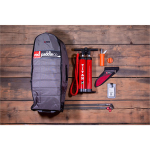 2020 Red Paddle Co Elite MSL 14'0 "x 27" Aufblasbares Stand Up Paddle Board - Carbon 50 Paddel Paket
