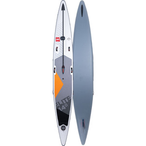 2020 Red Paddle Co Elite MSL 14'0 "x 27" Aufblasbares Stand Up Paddle Board - Carbon / Nylon Midi Paddel Paket