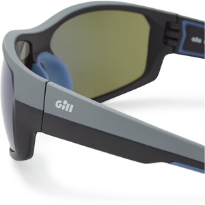 2022 Gill Race Fusion Sonnenbrille Blau Spiegel RS26