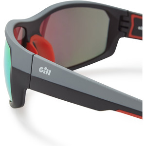 2022 Gill Race Fusion Sonnenbrille Tango / Orange Spiegel Rs26