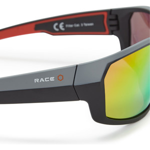 2022 Gill Race Fusion Sonnenbrille Tango / Orange Spiegel Rs26