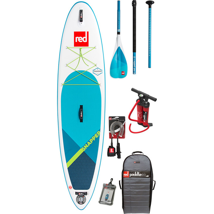 2019 Red Paddle Co Snapper 9'4 "brn Oppustelig Stand Up Paddle Board + Taske, Pumpe, Paddle & Snor