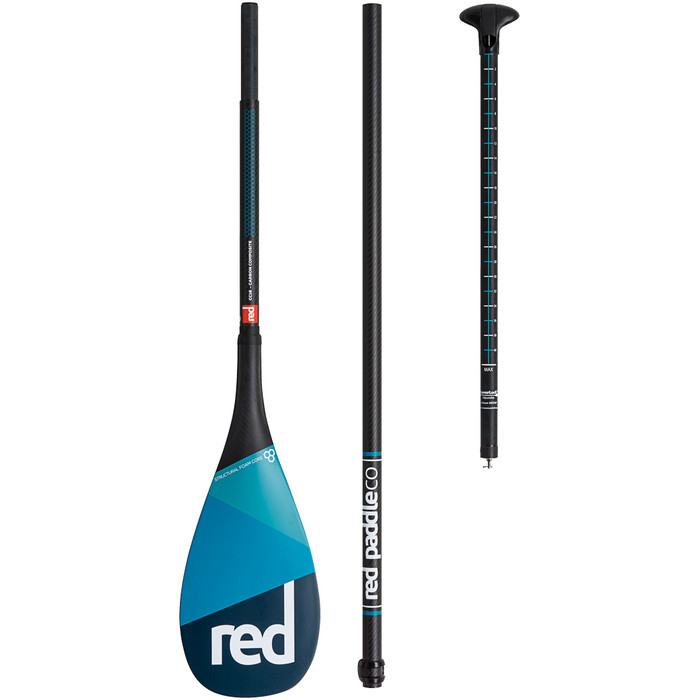 2020 Red Paddle Co Carbon 100 Vario Travel 3-teiliges SUP Paddel 180CM-220CM