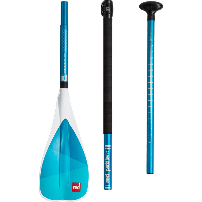 Red Paddle Co Kiddy Alloy Junior Paddle 3 pices rglable BLANC