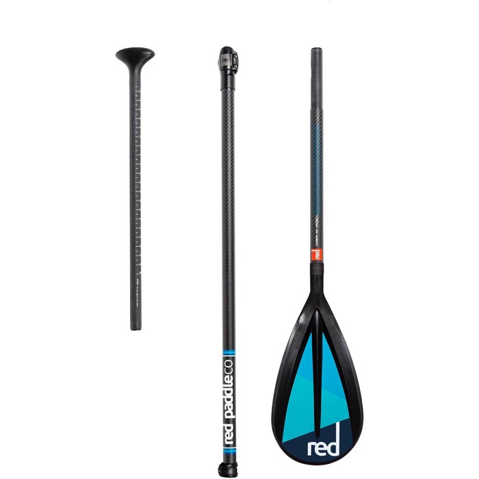 2020 Red Paddle Co Carbon 100 / Nylon Camlock Paddle 3 Pezzi