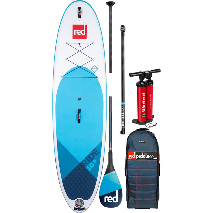 2020 Red Paddle Co Ride MSL 10'8 Inflatable Stand Up Paddle Board - Carbon Watersports Outlet