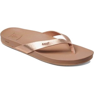 Chanclas Para Mujer 2023 Reef Cushion Court Oro Rosa Rf0a3fds