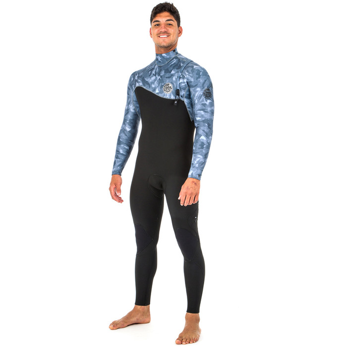 2019 Rip Curl E-bomb 3/2mm Zip Free Wetsuit Cinza Wsm8rs