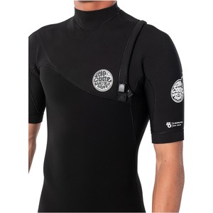 2020 Rip Curl Mens E-Bomb 2mm Shorty Wetsuit Zip Free WSP8AE - Black