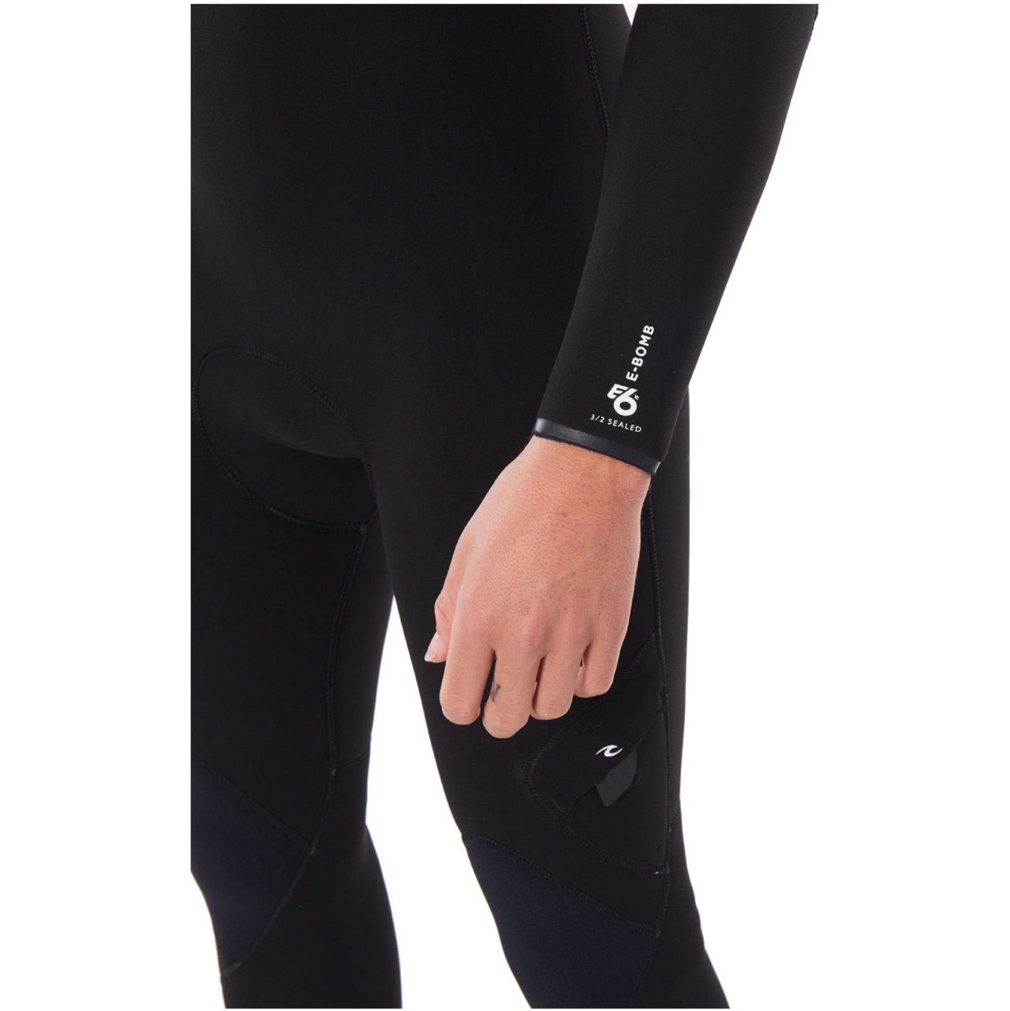Rip Curl 2023 Ebomb 4/3mm Zip Free Wetsuit Wsmyqe Preto WSMYQE