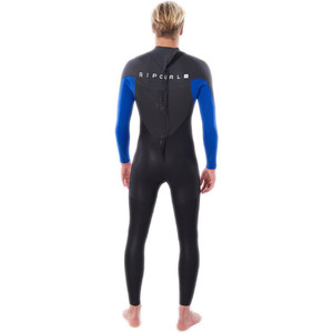 2021 Rip Curl Mens Omega 3/2mm GBS Back Zip Wetsuit WSM8LM - Blue