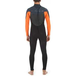 2020 Rip Curl Mannen Omega 3/2mm Gbs Back Zip Wetsuit Oranje Wsm8lm