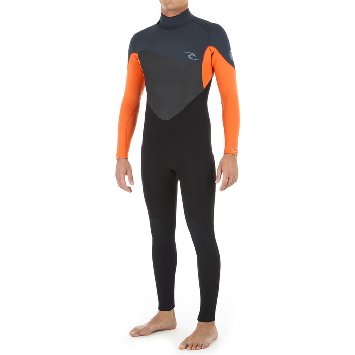 2020 Rip Curl Mannen Omega 3/2mm Gbs Back Zip Wetsuit Oranje Wsm8lm